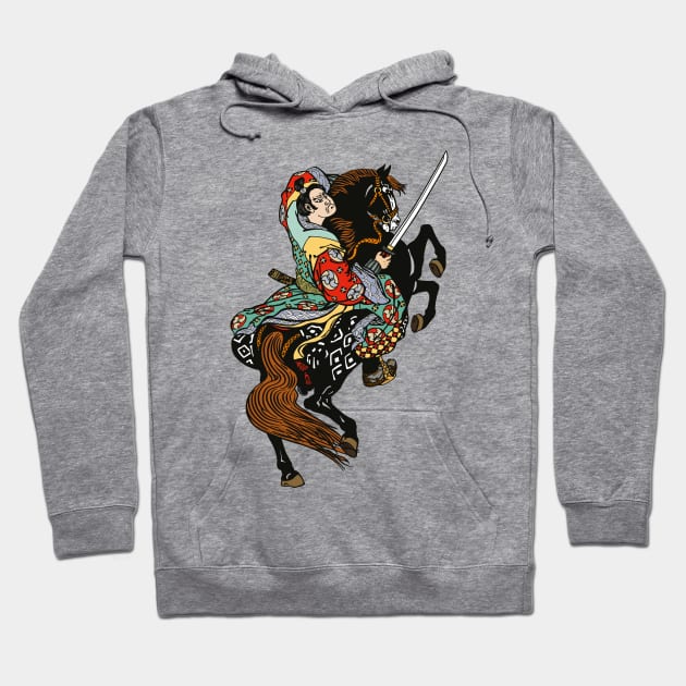 Medieval Knight Horseman Hoodie by Ben Foumen